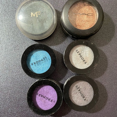 Eyeshadows used MAC, Max Factor and Sephora
