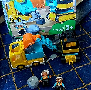 Lego Duplo Φορτηγό και Εκσκαφέας Πληρες