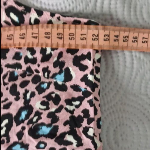 Leopard Crop Top Clockhouse XL used, 100% viscose
