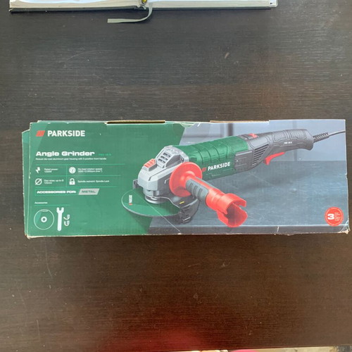 Γωνιακός τροχός Parkside 1200W καινούργιος στο κουτί για δίσκους 125mm