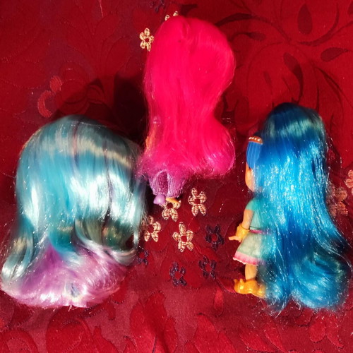 Mattel Shimmer and Shine dolls set of 3 used, approx. 15 cm