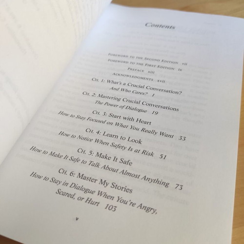 Crucial Conversations Tools for Talking When Stakes Are High book like new