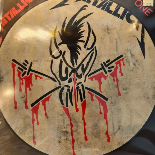 Metallica One 1994 Limited Edition Picture Disc Vinyl 12" like new