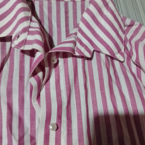 Striped shirt new, pearl buttons, Italian fabric, sizes XL and XXL