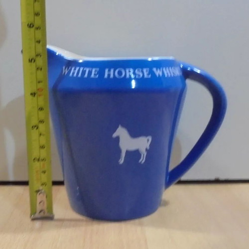 White Horse Scotch Whisky old promotional ceramic jug used