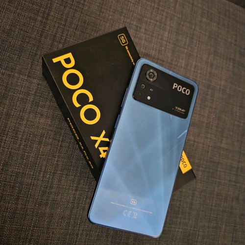 Xiaomi Poco X4 Pro 128GB smartphone like new, blue, dual SIM