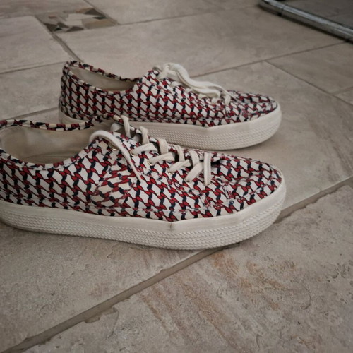 Tommy Hilfiger women's sneakers used, size 40, red multicolor