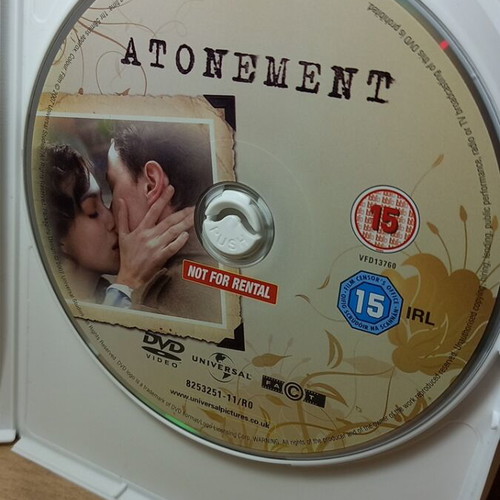 Atonement DVD with English subtitles