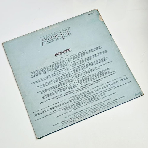 Accept Metal Heart vinyl LP used, Greek edition 1985