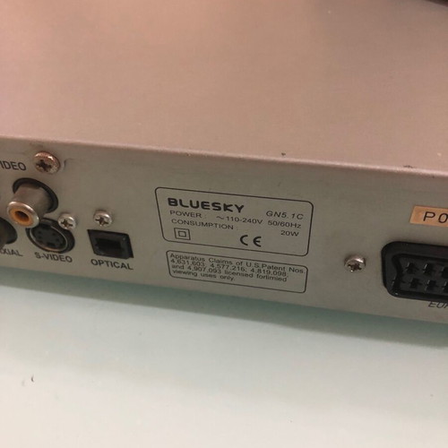 Bluesky DVD player used, plays CD and DVD, no Blueray