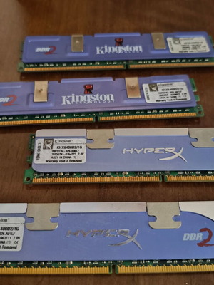 Kingston HyperX DDR2 4GB (1x4) KHX6400D2/1G μεταχειρισμένη RAM