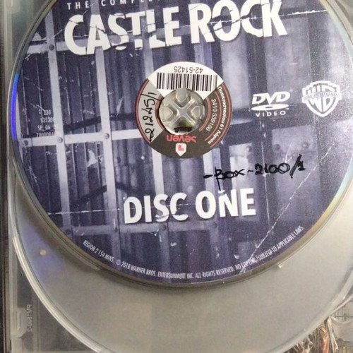 Castle Rock first season DVD used with Greek subtitles