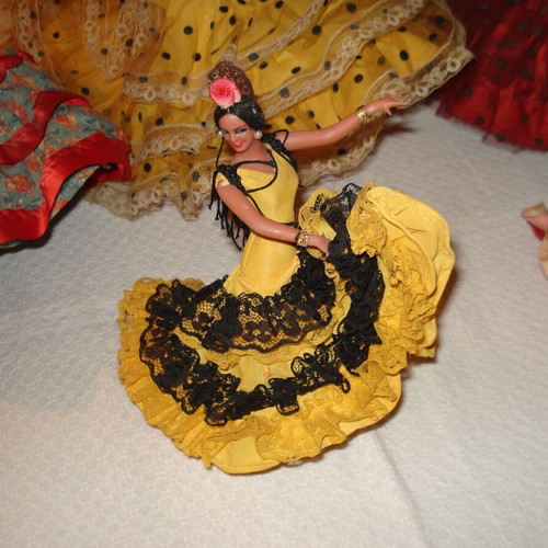 Spaniola dolls used, pack of 6 pieces