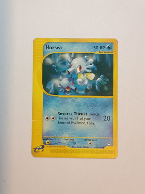 Horsea Aquapolis 85/147 Pokemon κάρτα μεταχειρισμένη, PL κατάσταση
