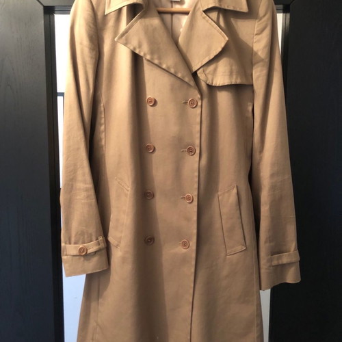 Paul & Joe Sister cotton gabardine coat used, beige size 42