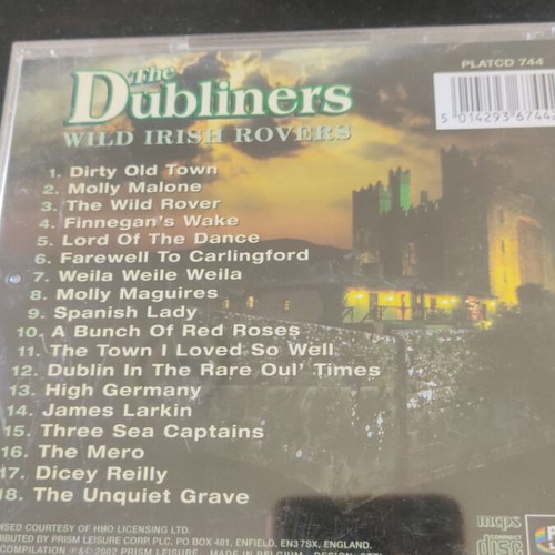 The Dubliners Wild Irish Rovers CD used, folk
