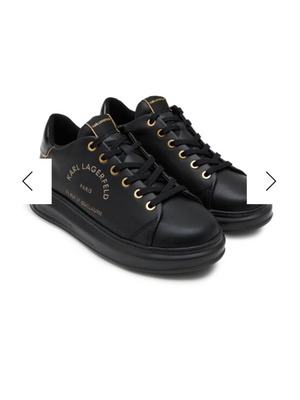 Karl Lagerfeld black sneakers, size 39
