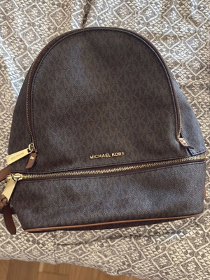 Michael Kors backpack bag like new, beige and brown