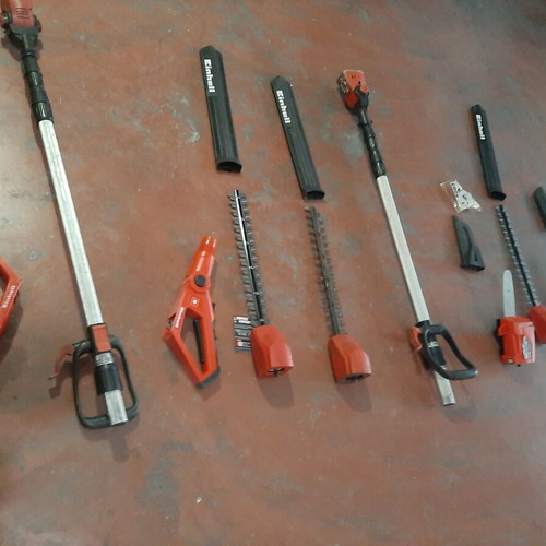Einhell pole saw and hedge trimmers used, parts included