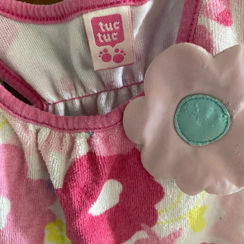 Cotton dress 12M like new, suitable for sea