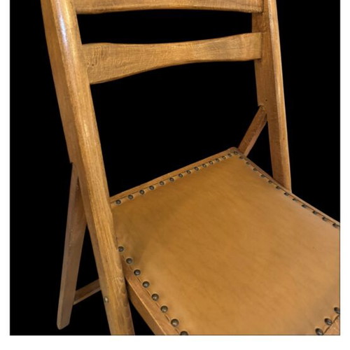 Mid Century Solid Wood Chair Greek Made used