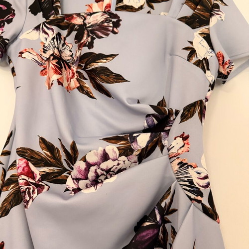 Elegant dress like new, multicolor turquoise, size M