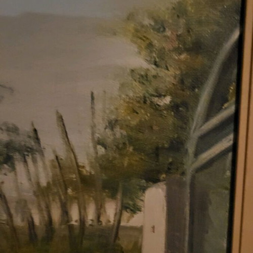 Antonarakou 65 oil painting used, wooden frame