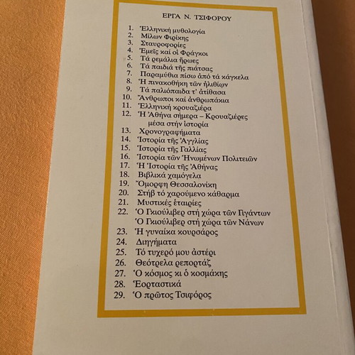 Biblica Hamogela by Nikos Tsiforos like new, Greek humor book