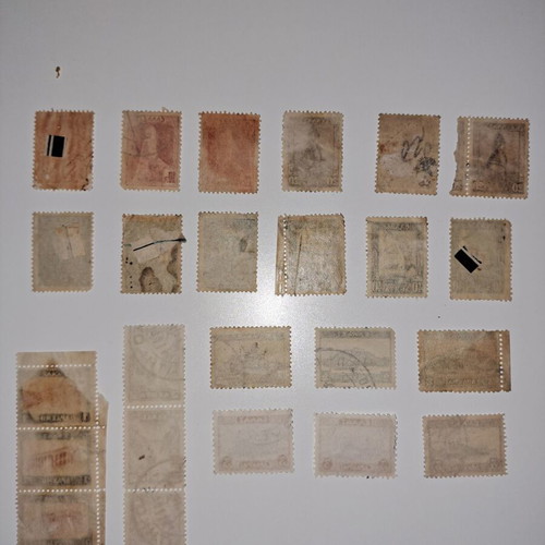 Stamps Topia 1927 used, 24 sealed