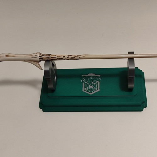 Harry Potter Hogwarts Slytherin Wand Stand new 3D printed