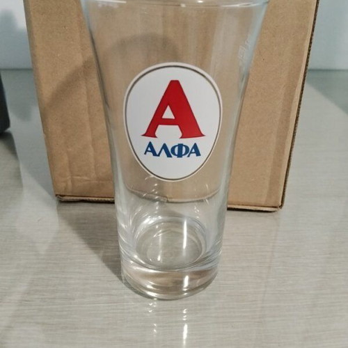 Alfa beer glasses new, set of 6, 300ml