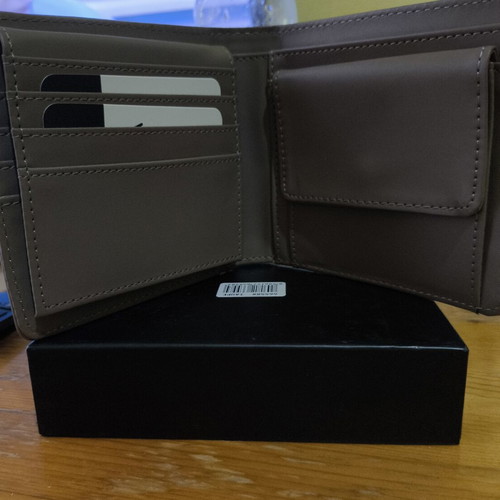 Doca men's wallet, beige, new