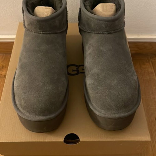 Ugg Ultra Mini Platforms new, unworn, gray, size 41