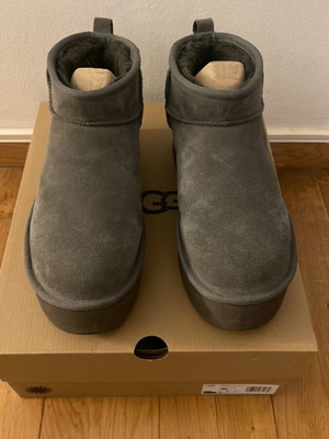 Ugg Ultra Mini Platforms new, unworn, gray, size 41