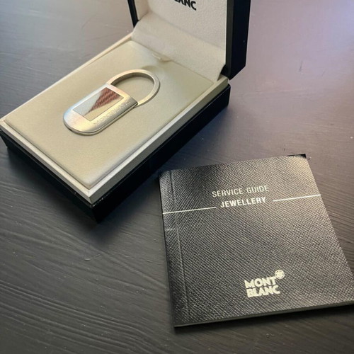 MontBlanc Audi Luxury Key Ring Steel Carbon new