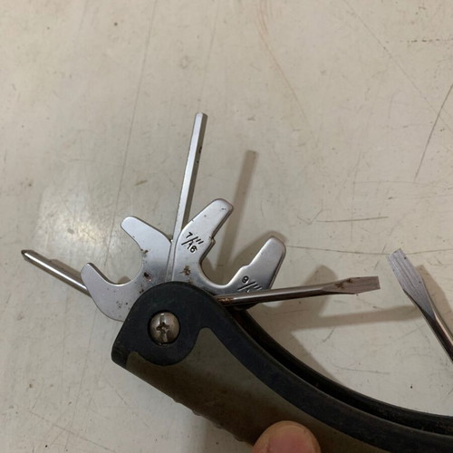 Multitool pocket tool used with various functions