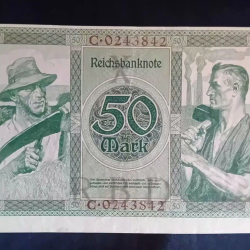 German 50 Mark banknote 1920 like new