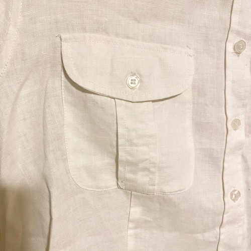 Linen women's shirt Capalbio white like new, size L