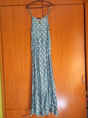Maxi dress Toi&Moi like new, turquoise, size M