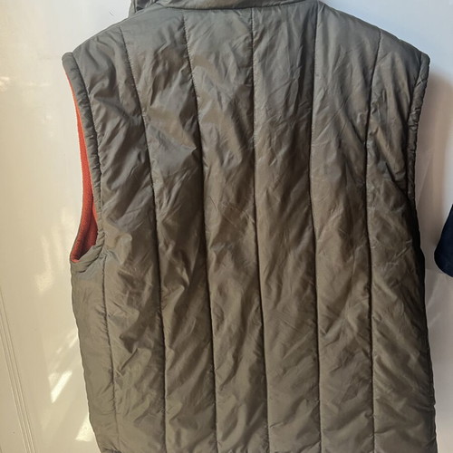 Outdoor Wear men's sleeveless jacket XL, like new, khaki with fleece