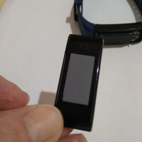 Activity tracker smart band used, screen detached, new strap