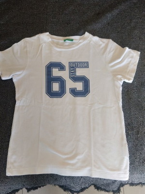 Benetton boys' T-shirt like new, cotton, size 6-7 years