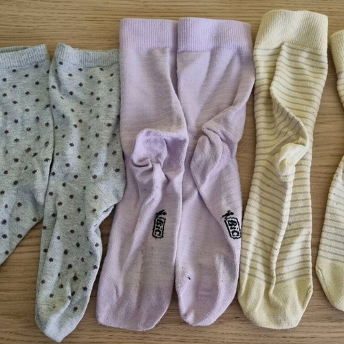Bic colorful socks used, pack of 3 pairs