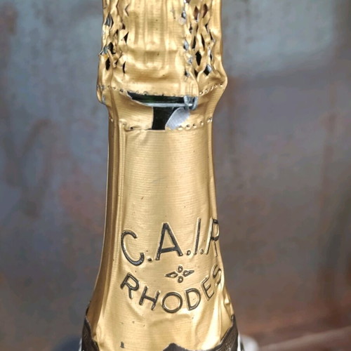 Collectible CAIR Rhodes Demi Sec vintage bottle 1980s new