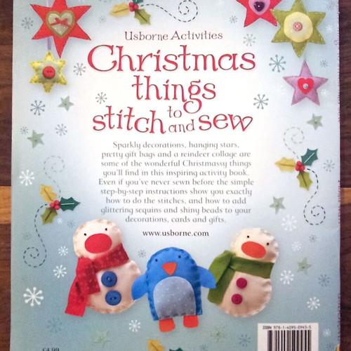 Christmas Things to Stitch and Sew book like new, English