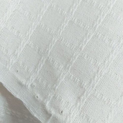 White fabric piece new, woven type for tablecloth or other uses