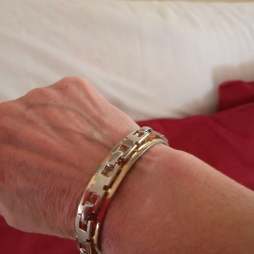 Bracelets like new, red and gold colors