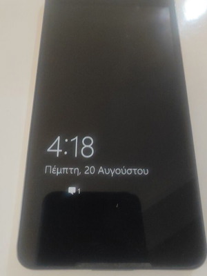 Microsoft Lumia 650 smartphone, like new, black, memory card slot