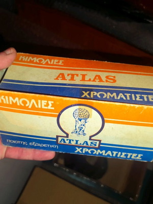 Atlas chalks used, rare