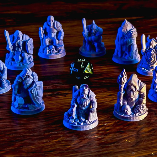 Legendary Dwarf Miniatures pack of 10 new for DND